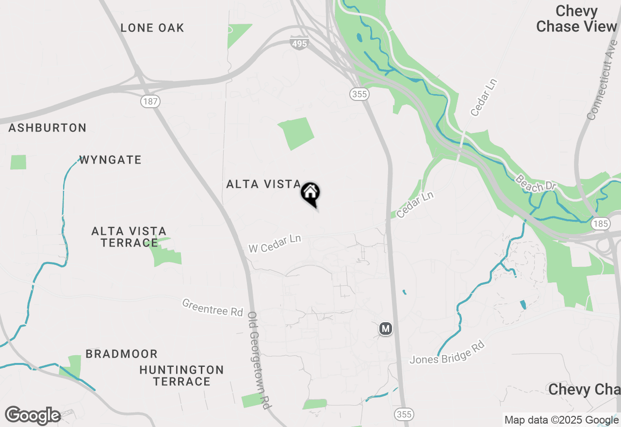 Map of 5303 Danbury Road, Bethesda, MD 20814