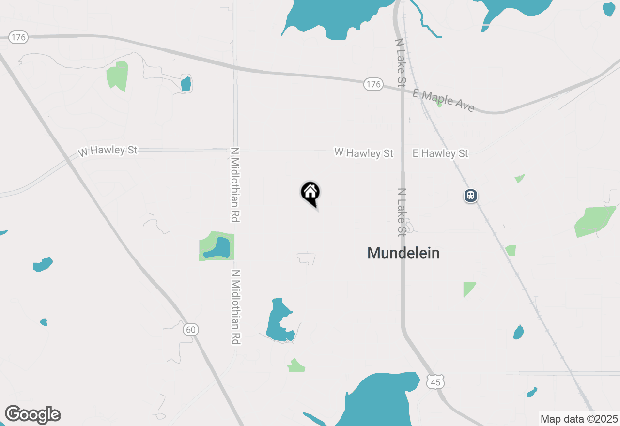 Map of 157 N Pershing Avenue, Mundelein, IL 60060