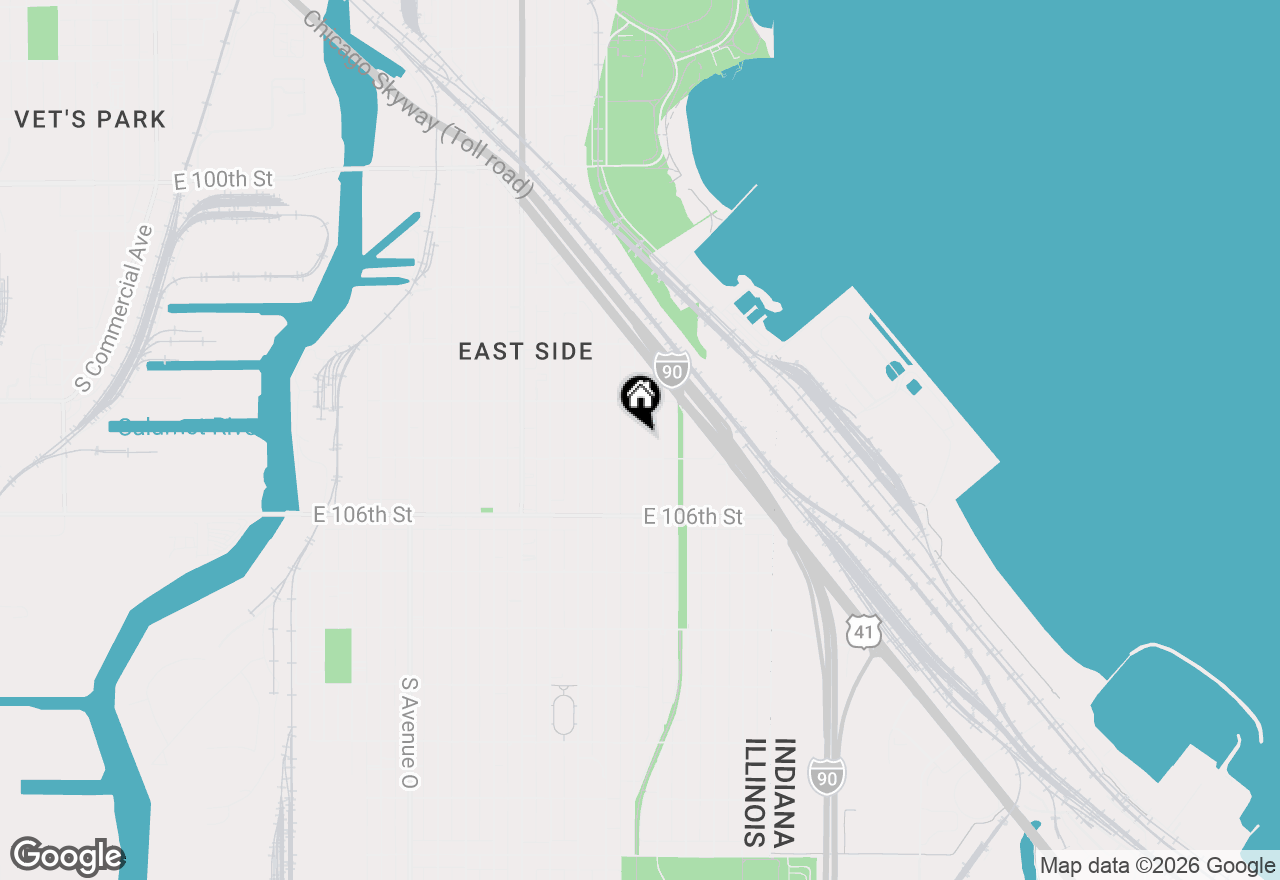 Map of 10441 S Avenue H Avenue, Chicago, IL 60617