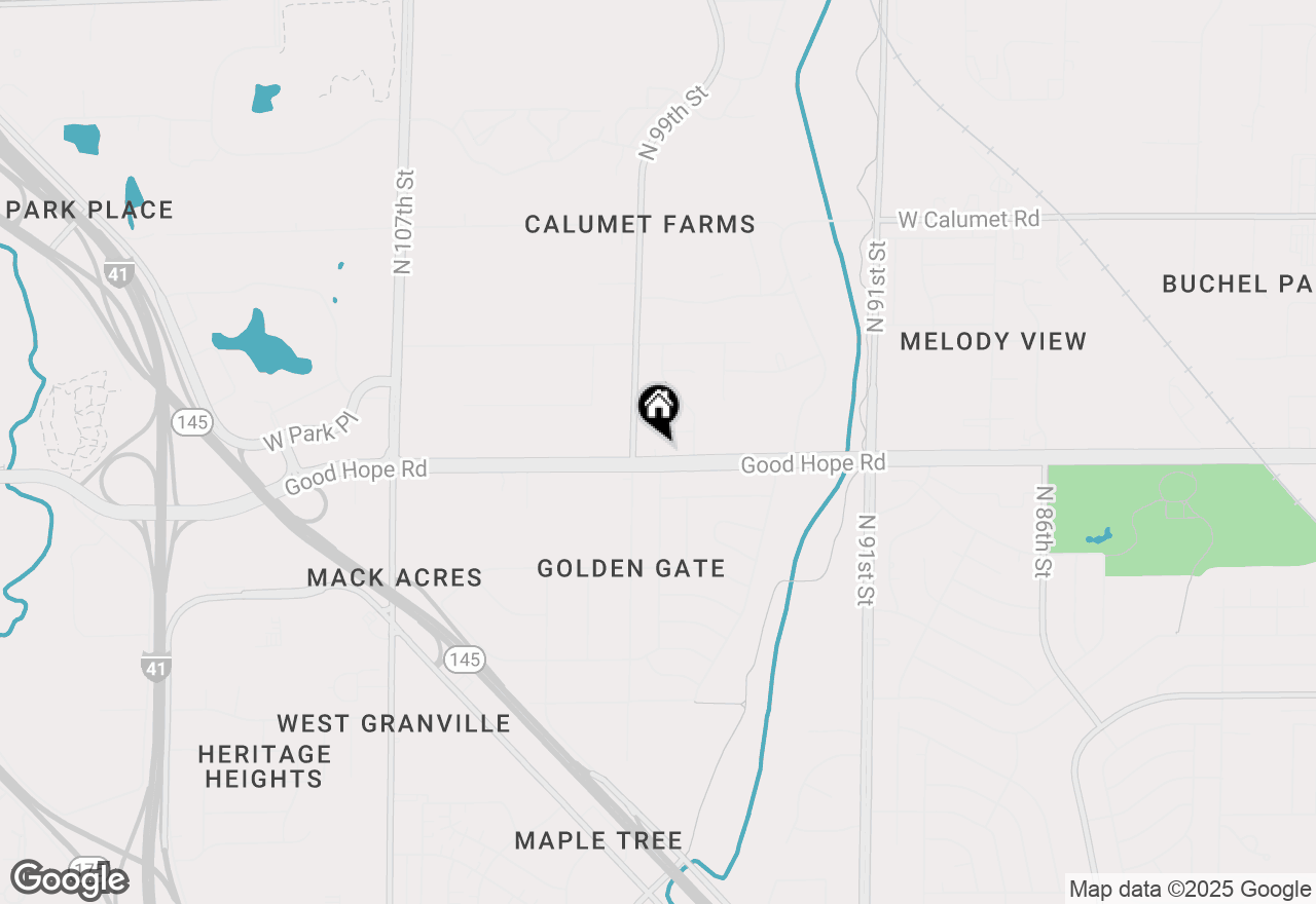 Map of 9810 W Good Hope Rd, Milwaukee, WI 53224