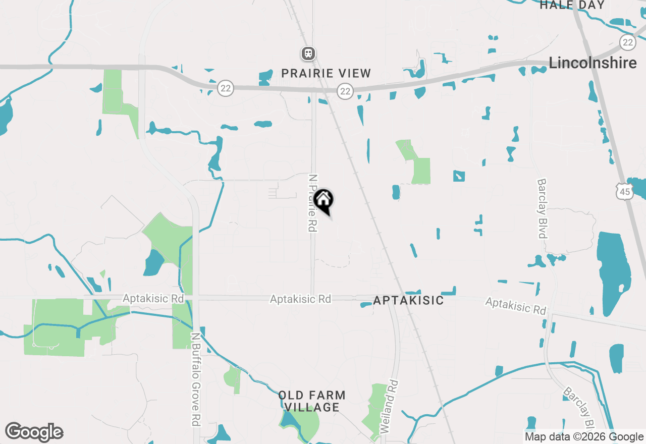 Map of 2313 Avalon Drive, Buffalo Grove, IL 60089