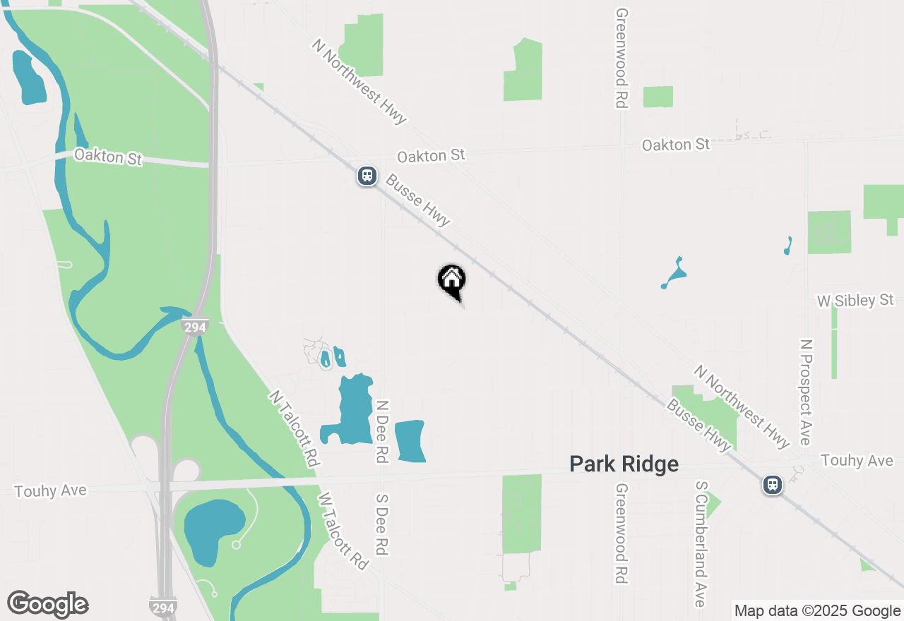 Map of 601 N Broadway Avenue, Park Ridge, IL 60068