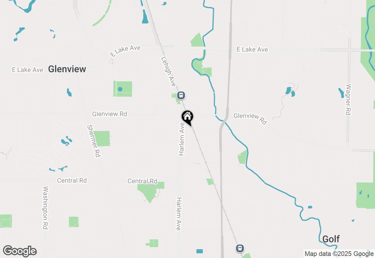 Map of 921 Harlem Avenue #1, Glenview, IL 60025