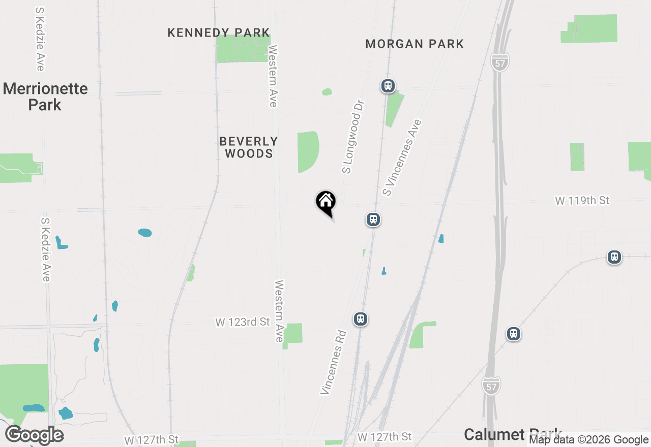Map of 2221 119th Place, Blue Island, IL 60406