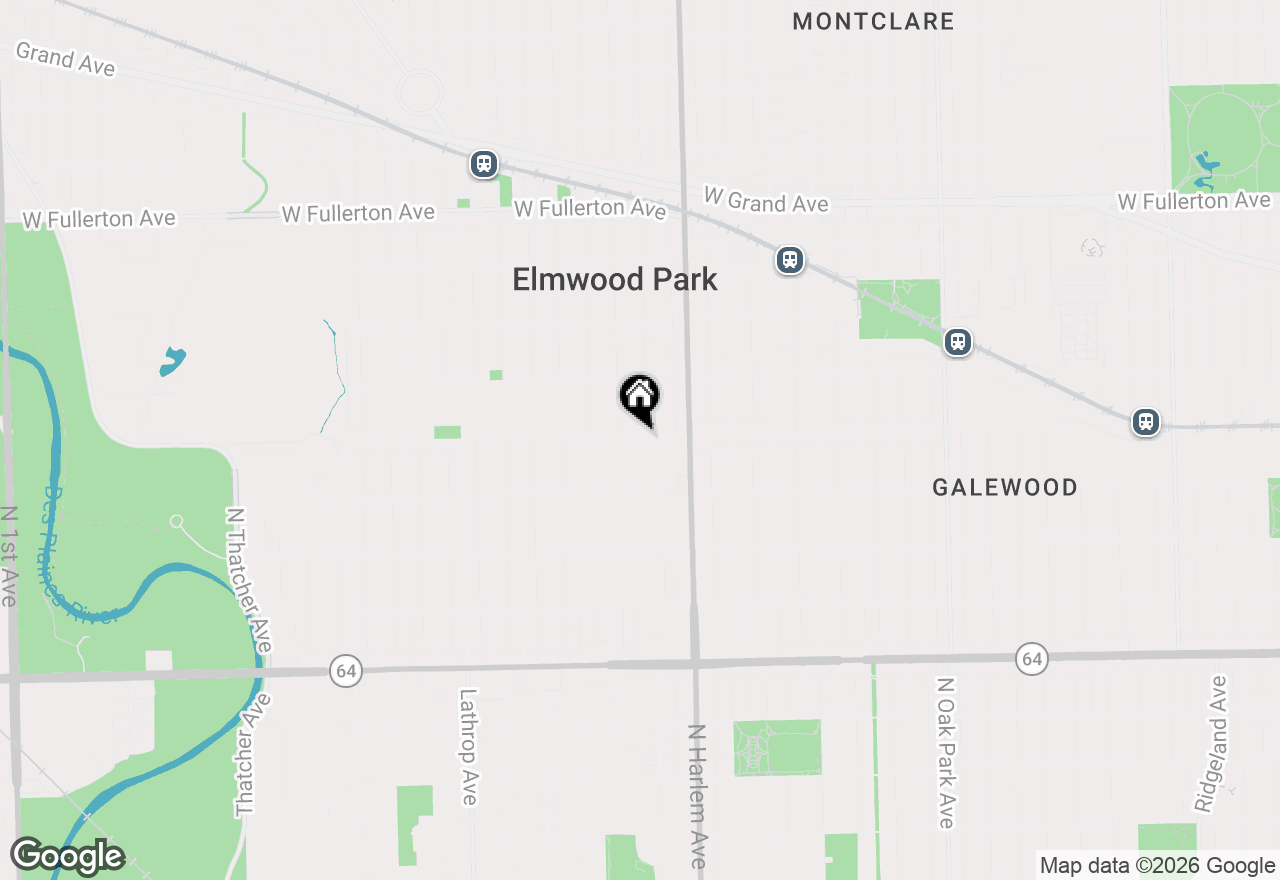 Map of 1945 N 73rd Avenue, Elmwood Park, IL 60707