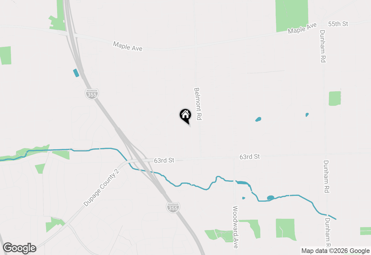 Map of 6101 Chase Avenue, Downers Grove, IL 60516