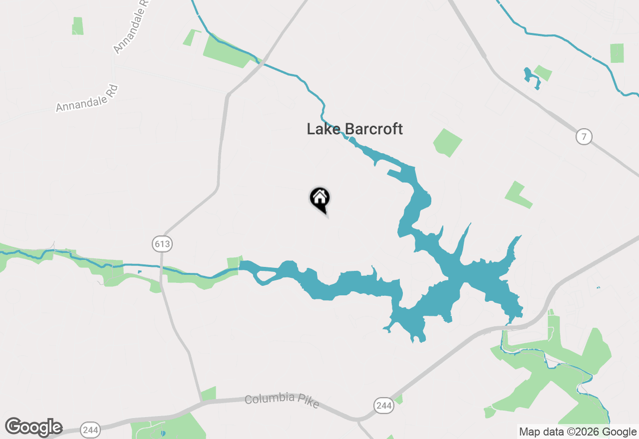 Map of 3421 Stoneybrae Drive, Falls Church, VA 22044