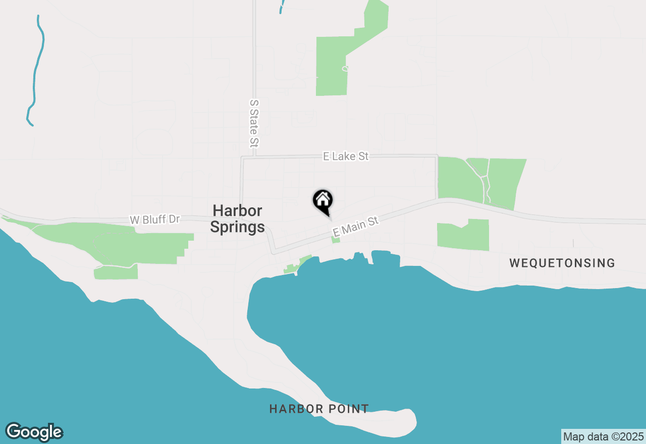 Map of 349 E Third Street, Harbor Springs, MI 49740