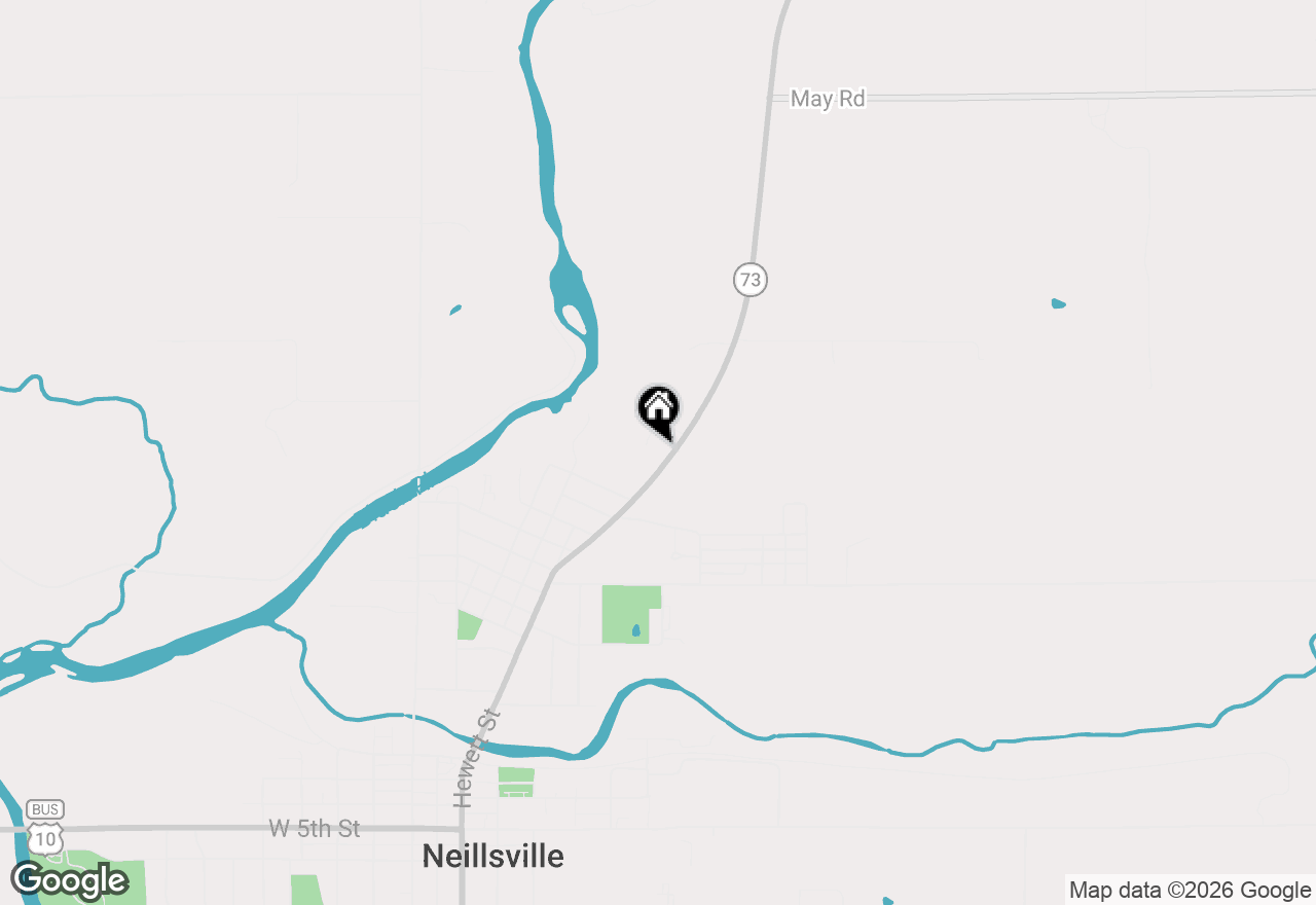 Map of 2204 Black River Road, Neillsville, WI 54456