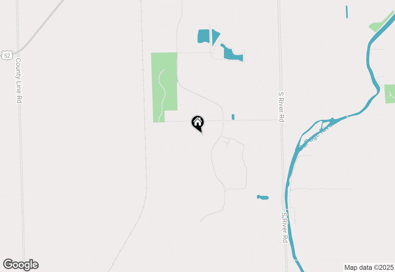 Map of 1630 Fieldstone Drive S, Shorewood, IL 60404