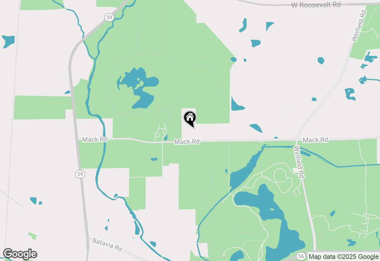 Map of 1S731 Bender Lane, West Chicago, IL 60185