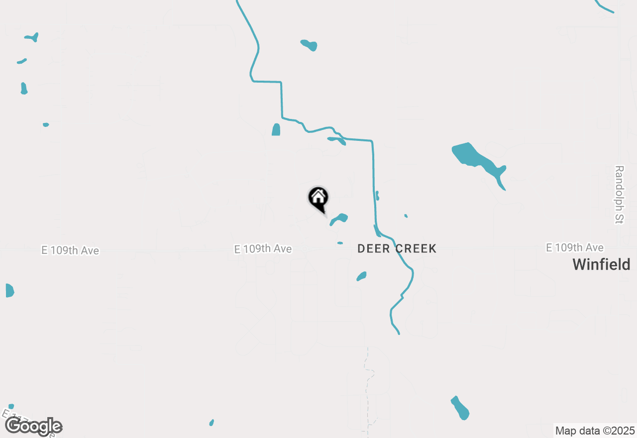 Map of 5855 E 107th Place, Crown Point, IN 46307