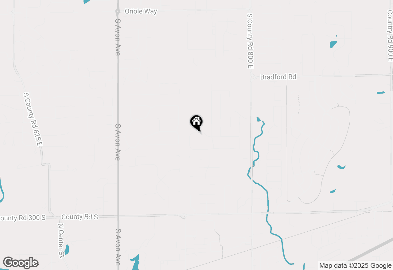 Map of 7715 Rolling Green Drive, Plainfield, IN 46168