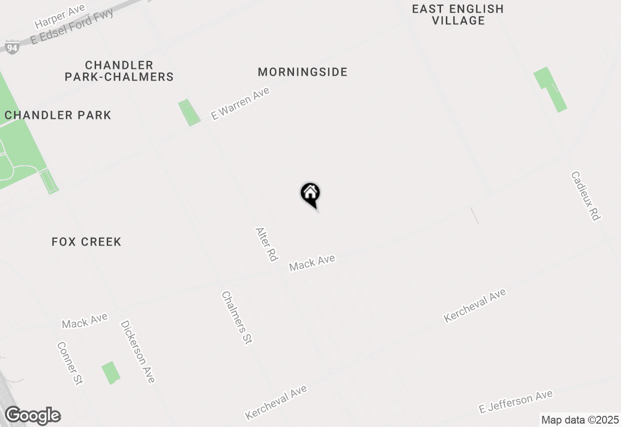 Map of 3935 Beaconsfield Street, Detroit, MI 48224