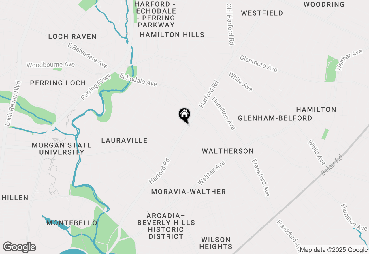 Map of 5106 Harford Road, Baltimore, MD 21214