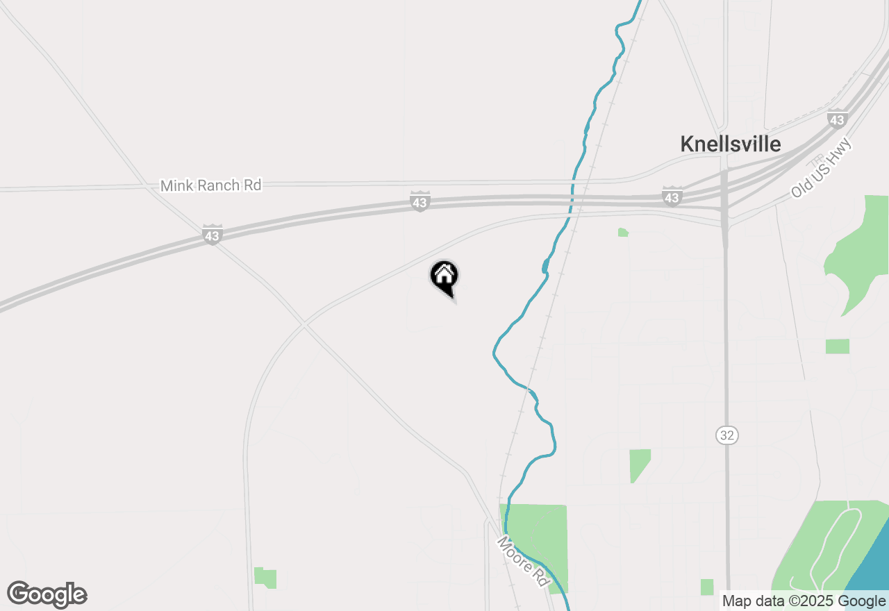 Map of 2084 Upper Ridge Rd, Port Washington, WI 53074