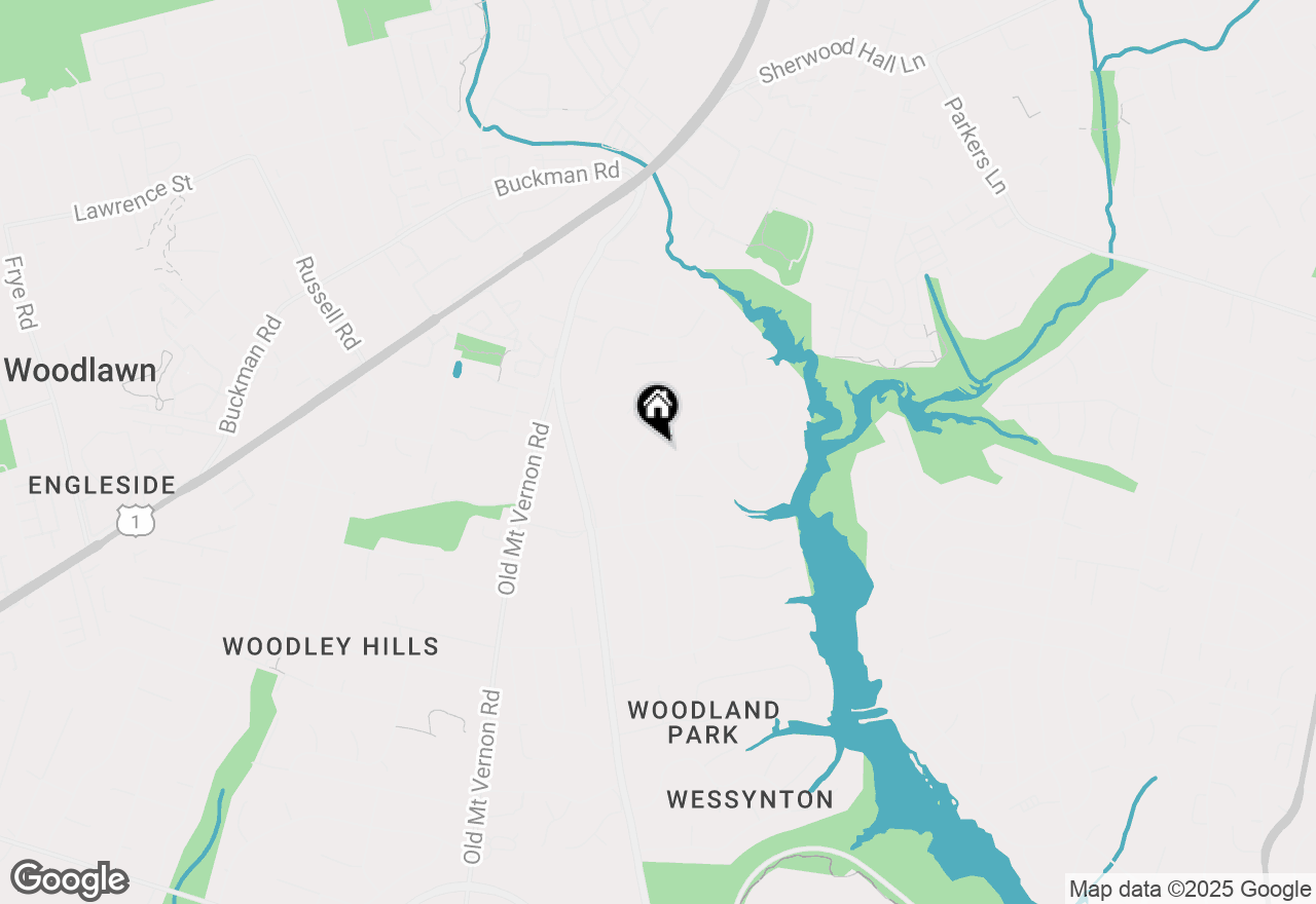 Map of 8340 Bound Brook Lane, Alexandria, VA 22309