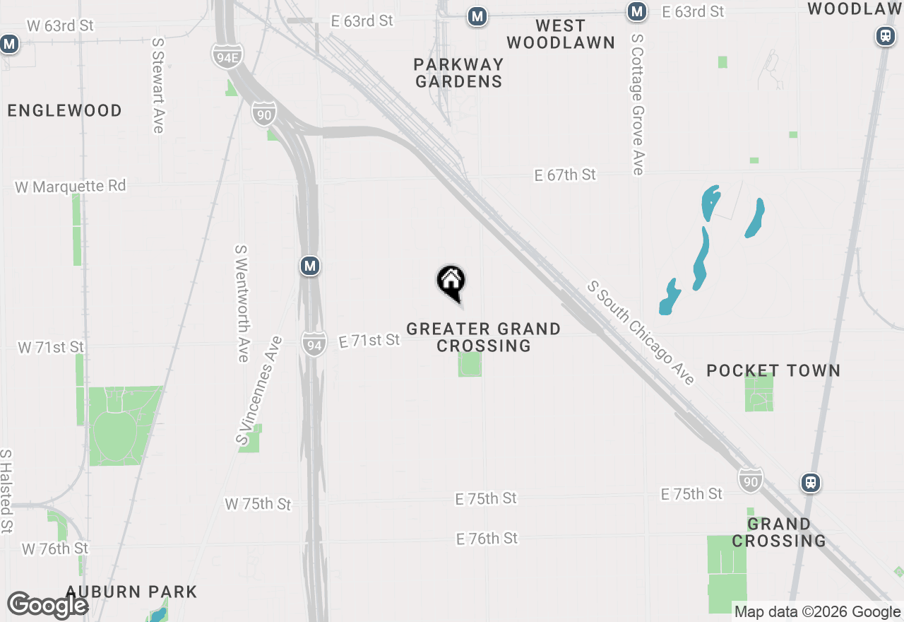 Map of 7018 S Calumet Avenue, Chicago, IL 60637