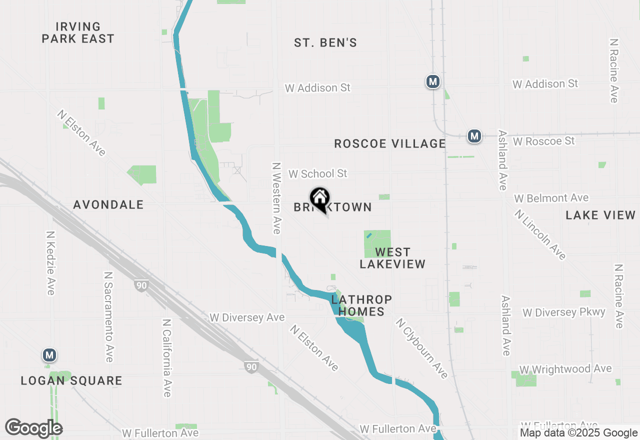 Map of 2233 W Fletcher Street, Chicago, IL 60618