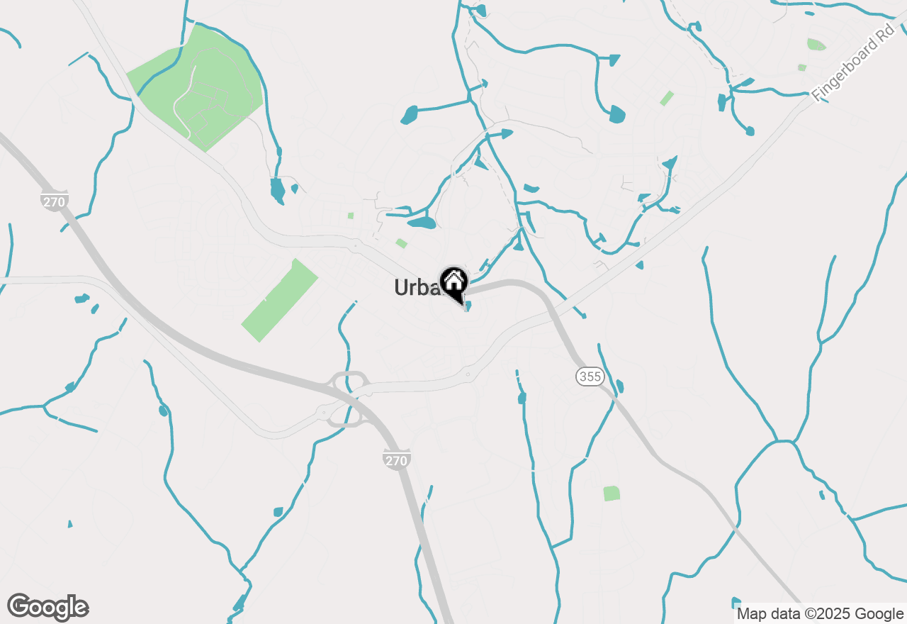 Map of 9126 Kenway Lane, Frederick, MD 21704