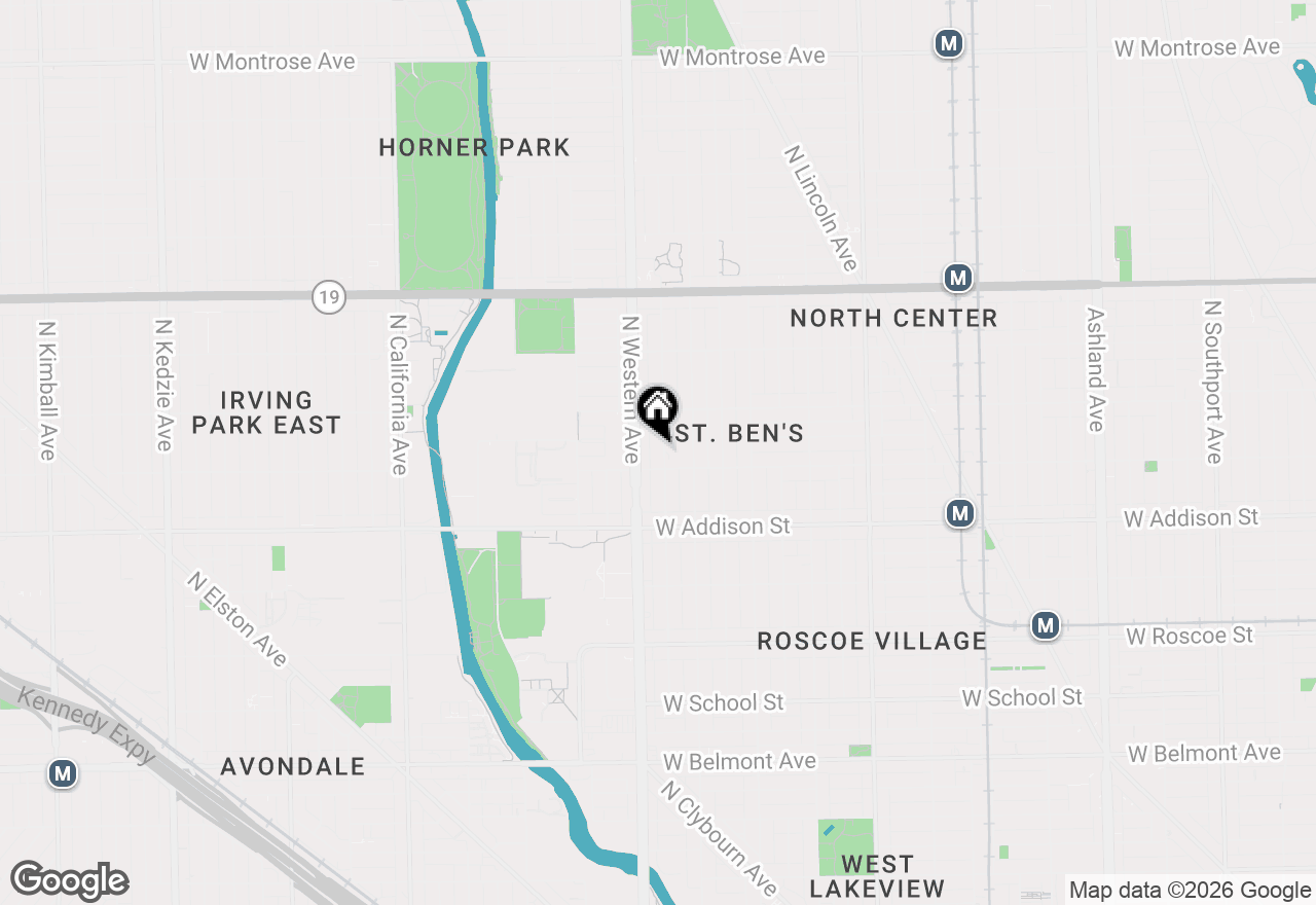 Map of 3714 N Claremont Avenue, Chicago, IL 60618