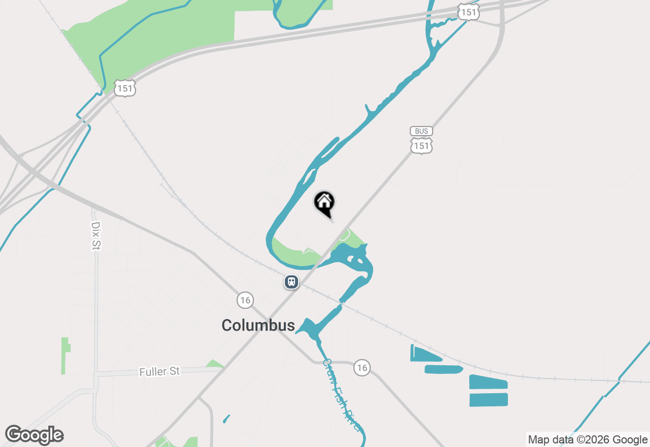 Map of 755 N Dickason Boulevard, Columbus, WI 53925