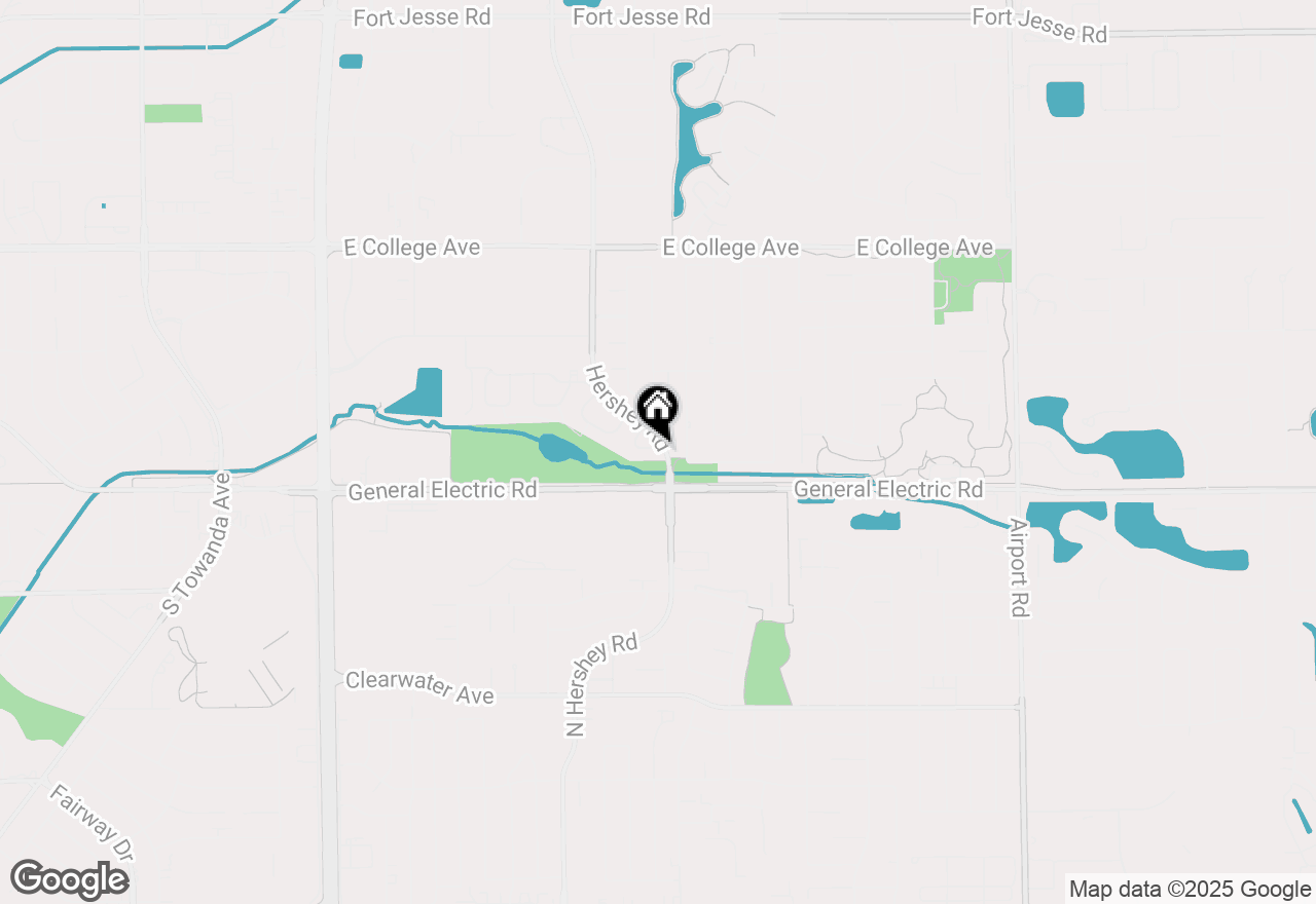 Map of 25 Spring Ridge Circle #25, Bloomington, IL 61704