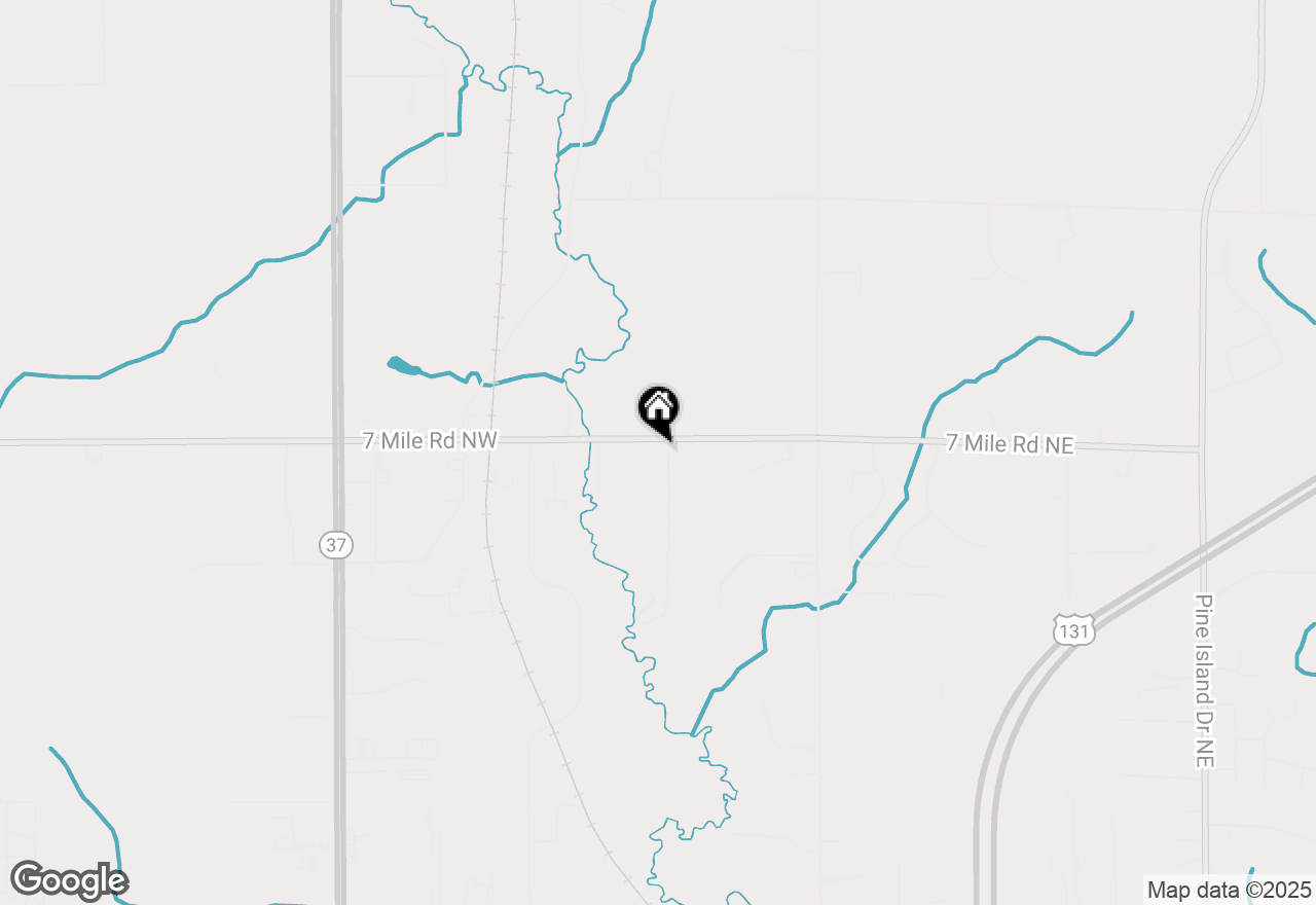 Map of 266 7 Mile Road Nw, Comstock Park, MI 49321