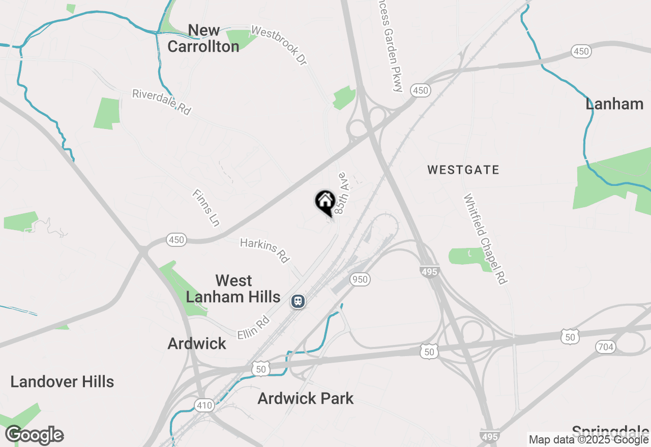 Map of 5432 85th #101, New Carrollton, MD 20784