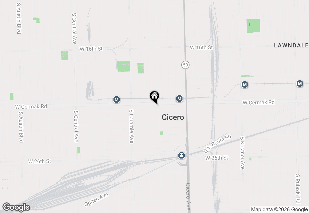 Map of 5011 W Cermak Road #27, Cicero, IL 60804
