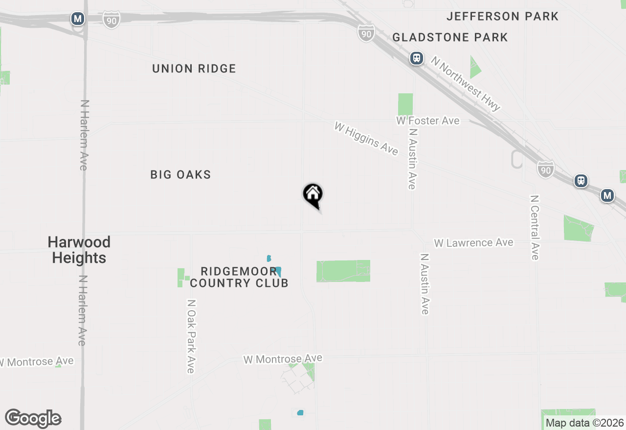 Map of 4834 N Mulligan Avenue, Chicago, IL 60630