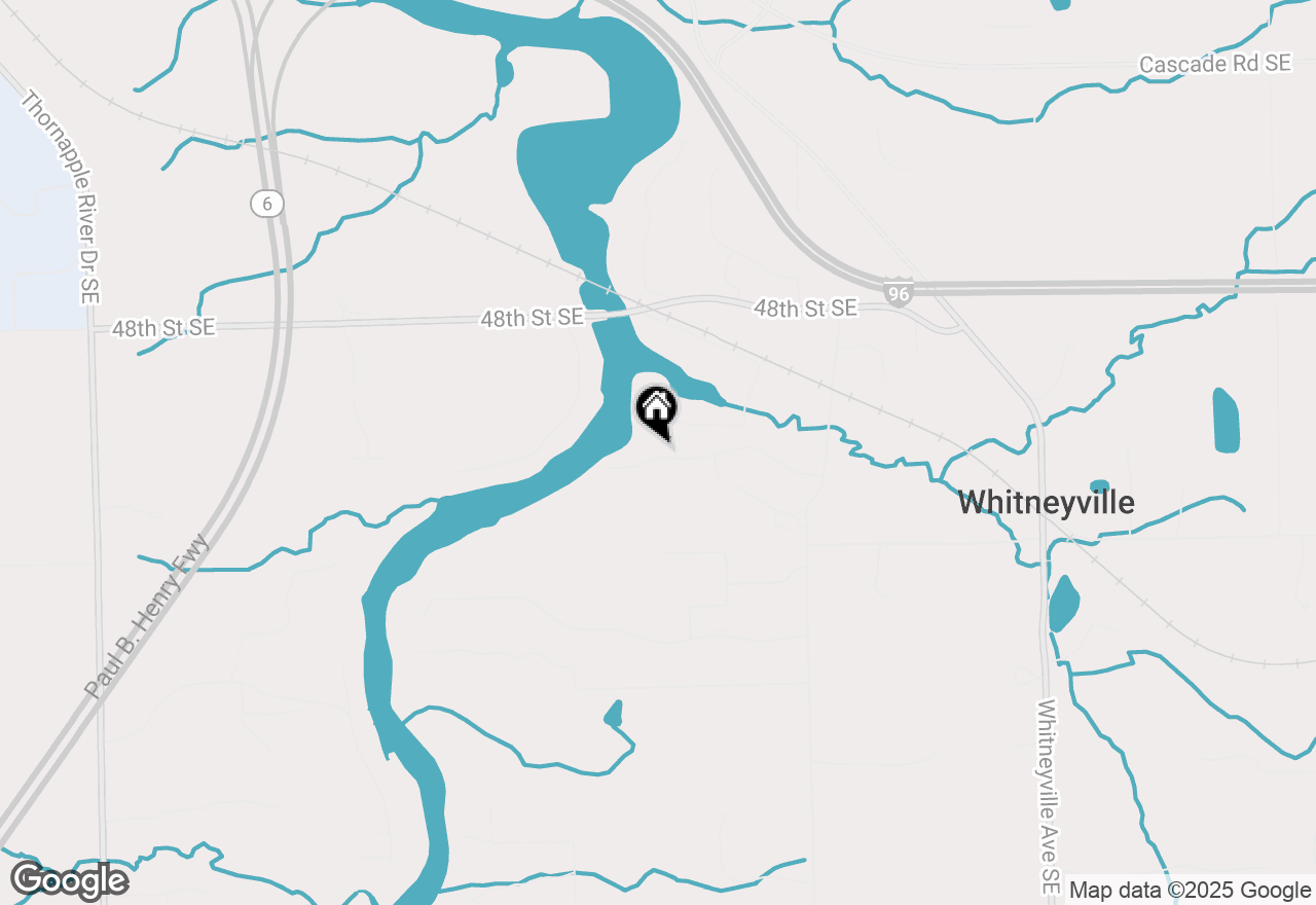 Map of 7733 Sandy Hollow, Alto, MI 49302