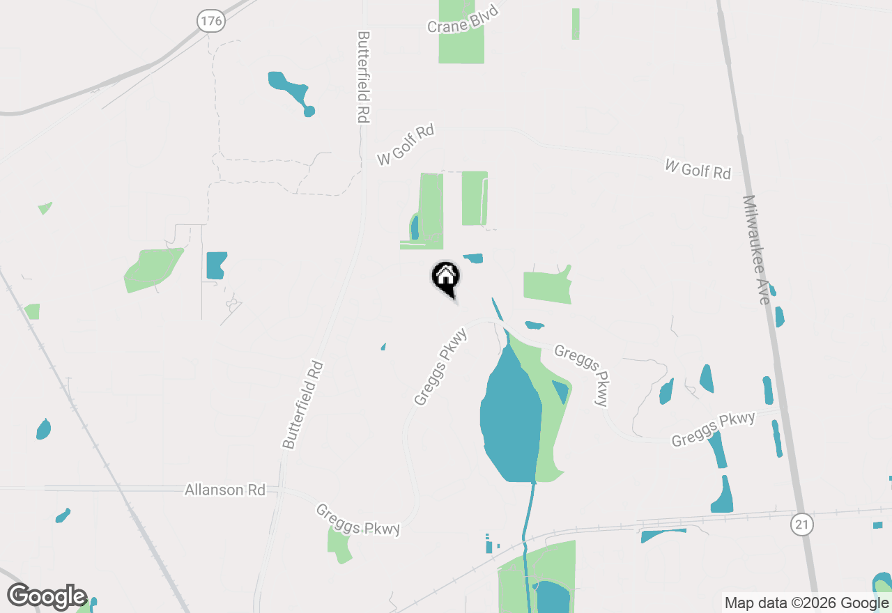 Map of 2059 Broadmoor Lane, Vernon Hills, IL 60061