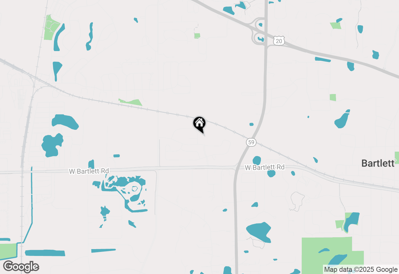 Map of 1228 Wild Tulip Circle, Bartlett, IL 60103