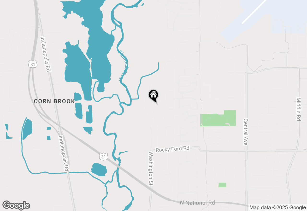 Map of 4111 Washington Street, Columbus, IN 47201