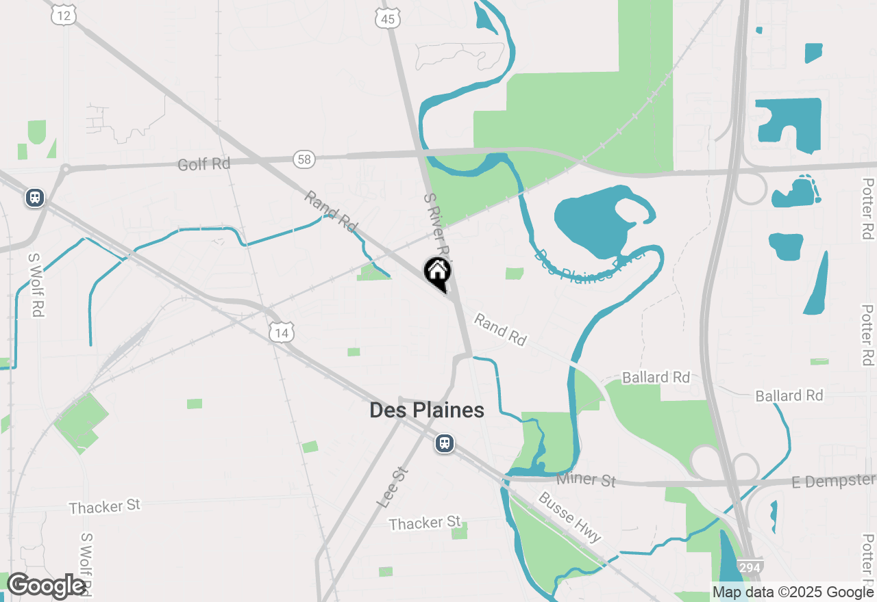 Map of 1488 Willow Avenue, Des Plaines, IL 60016