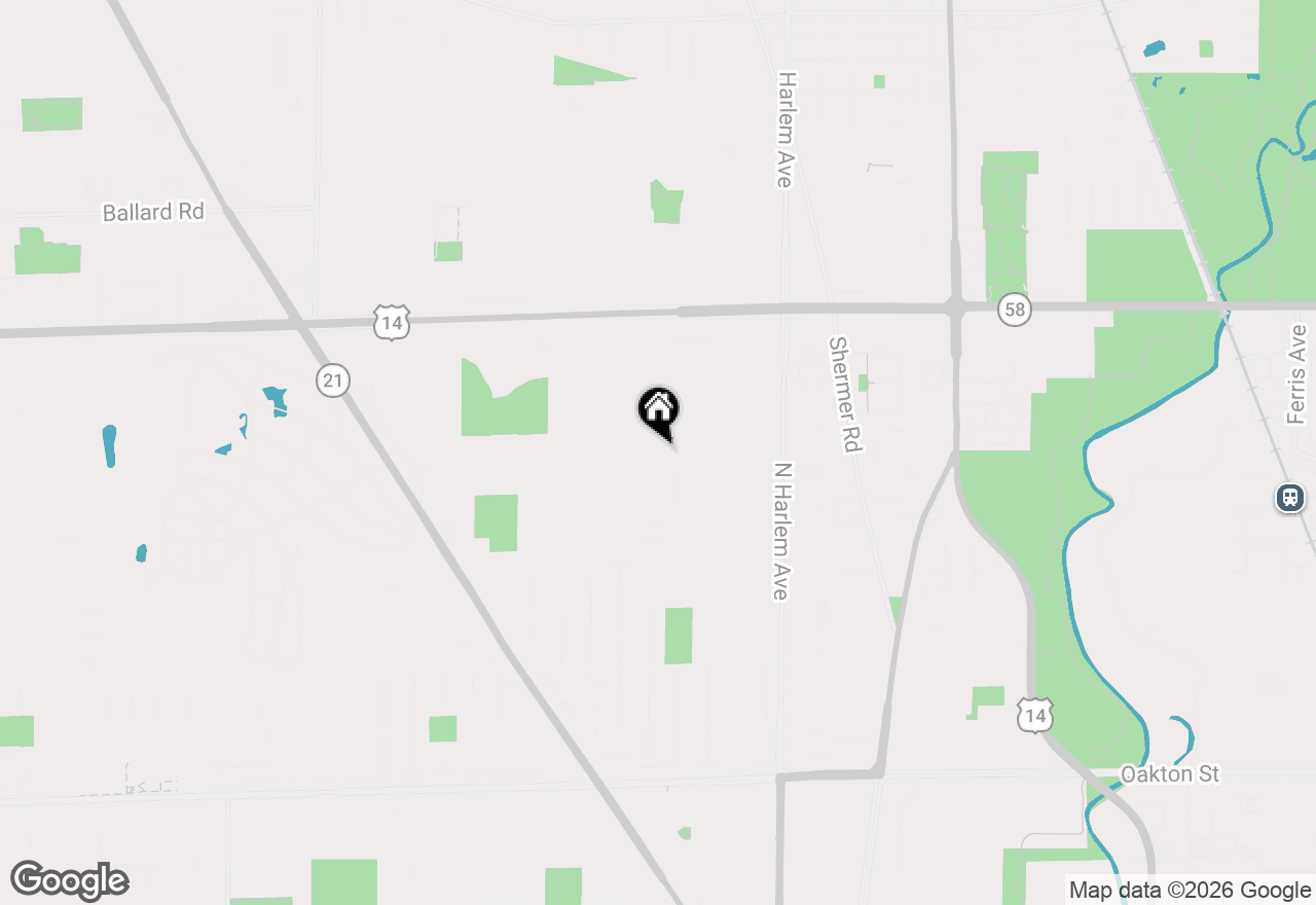 Map of 8538 N Oketo Avenue, Niles, IL 60714