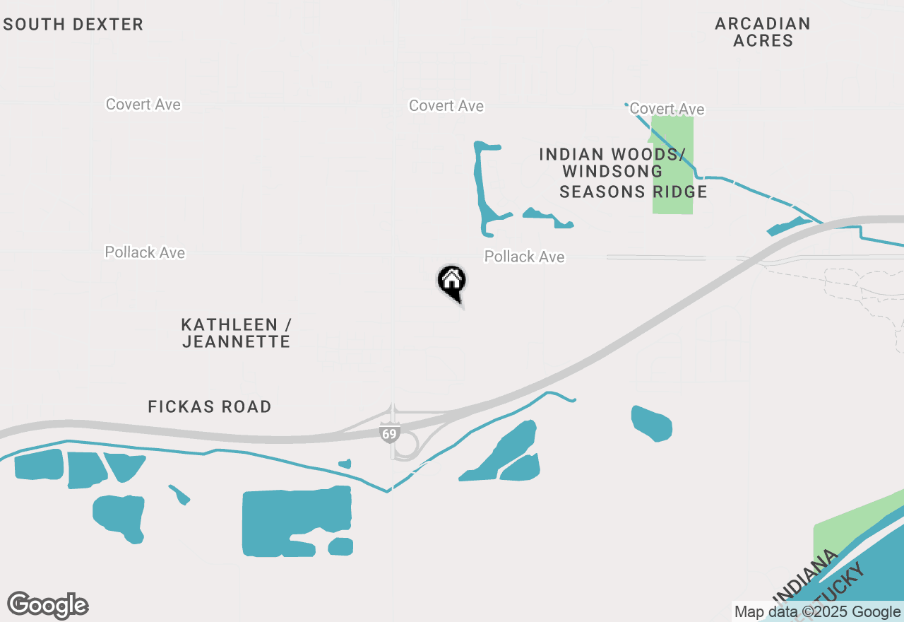 Map of 5101 Paddock Drive, Evansville, IN 47715