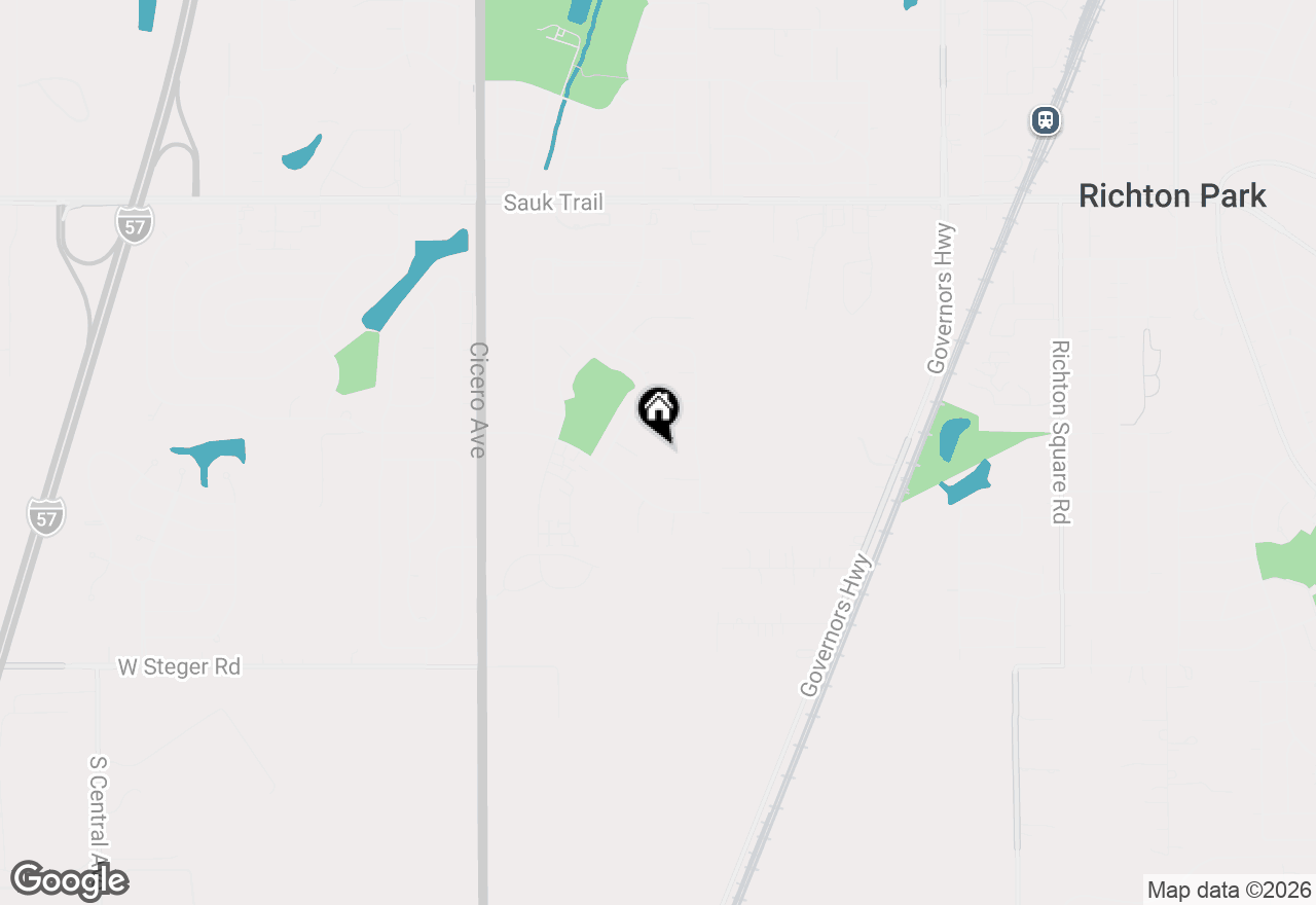 Map of 4413 Michael John Court, Richton Park, IL 60471