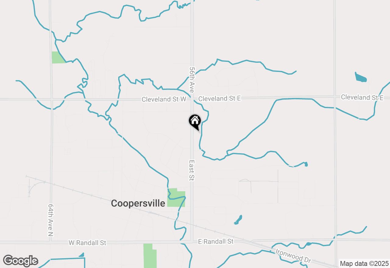 Map of 634 East Street #8, Coopersville, MI 49404