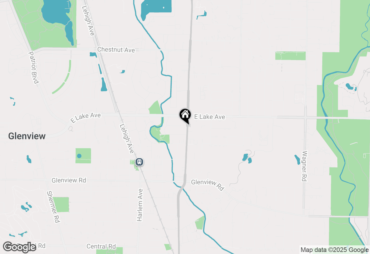 Map of 1320 Waukegan Road, Glenview, IL 60025