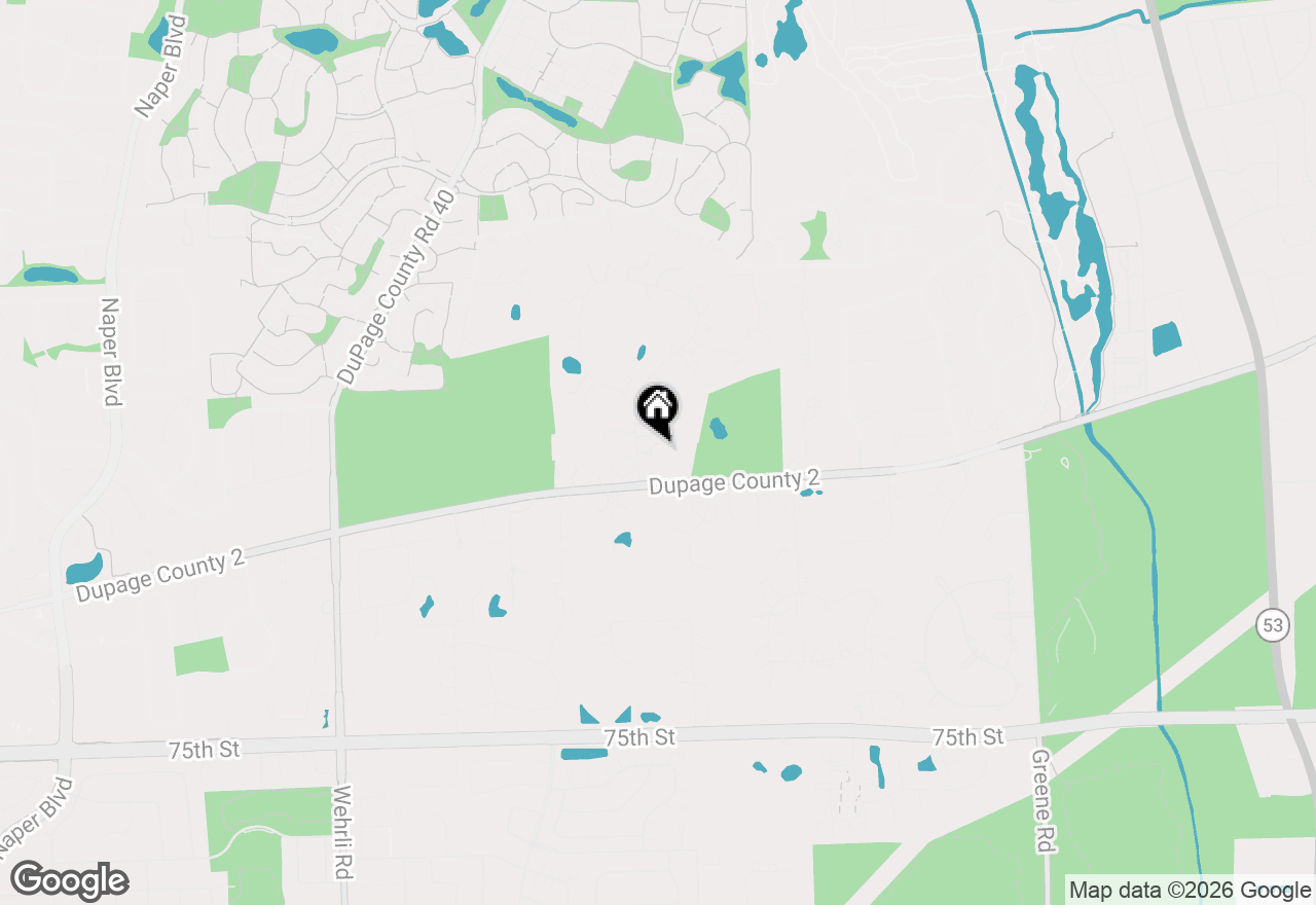 Map of 7S460 Donwood Drive, Naperville, IL 60540