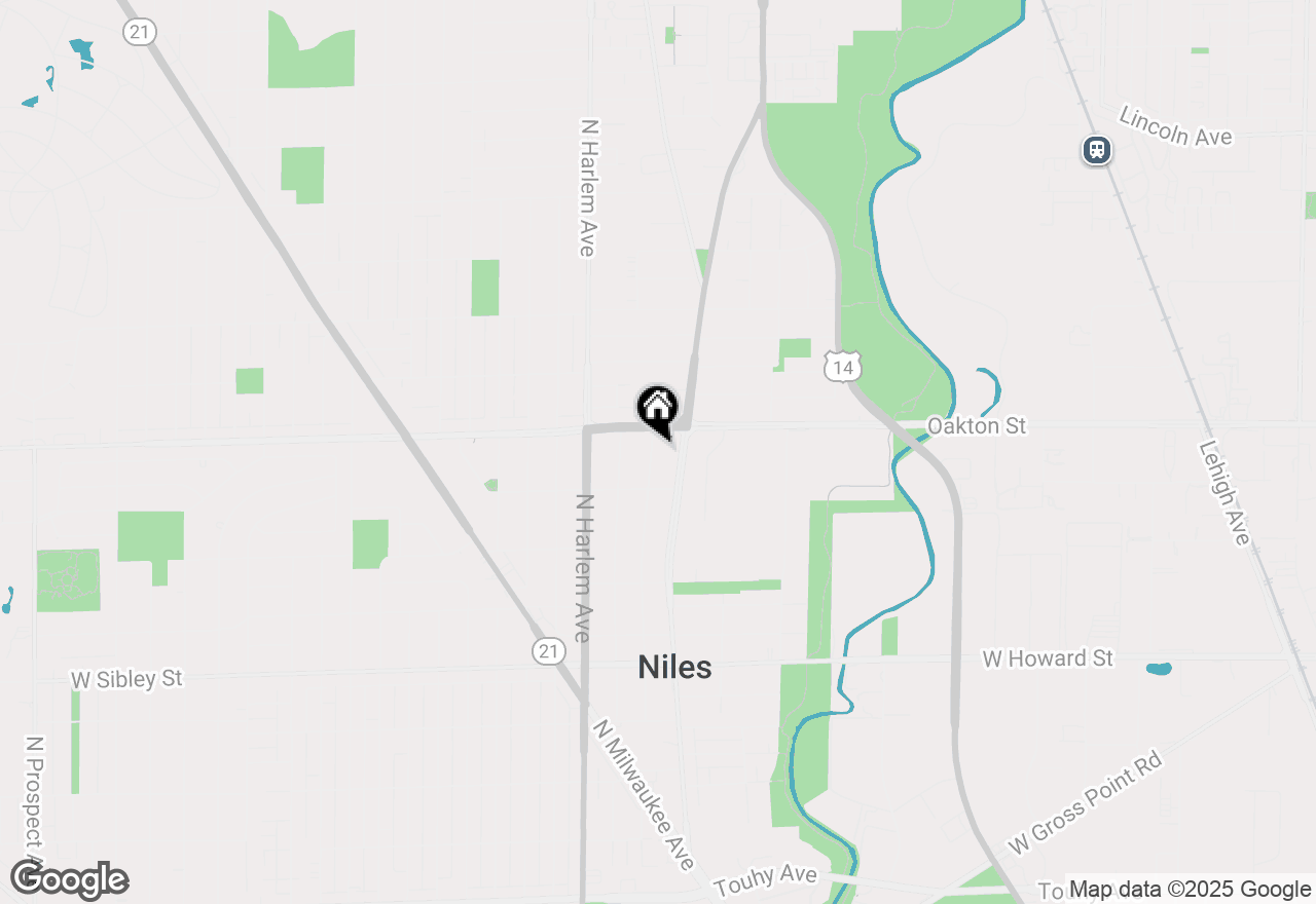 Map of 7939 N Neva Avenue, Niles, IL 60714