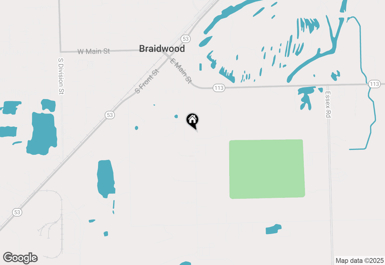 Map of 434 S Comet Drive, Braidwood, IL 60408