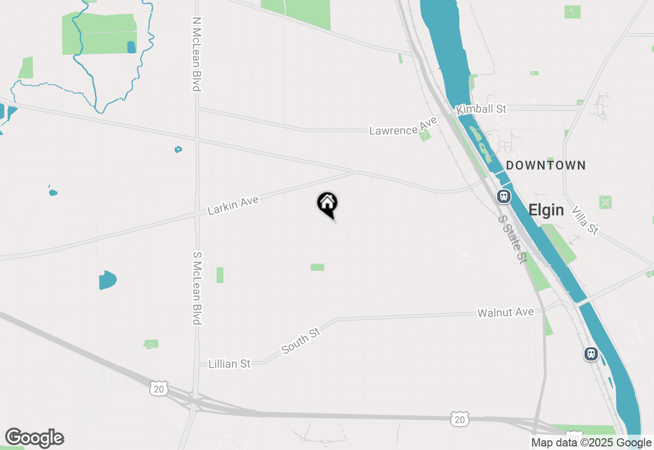 Map of 891 W Chicago Street, Elgin, IL 60123