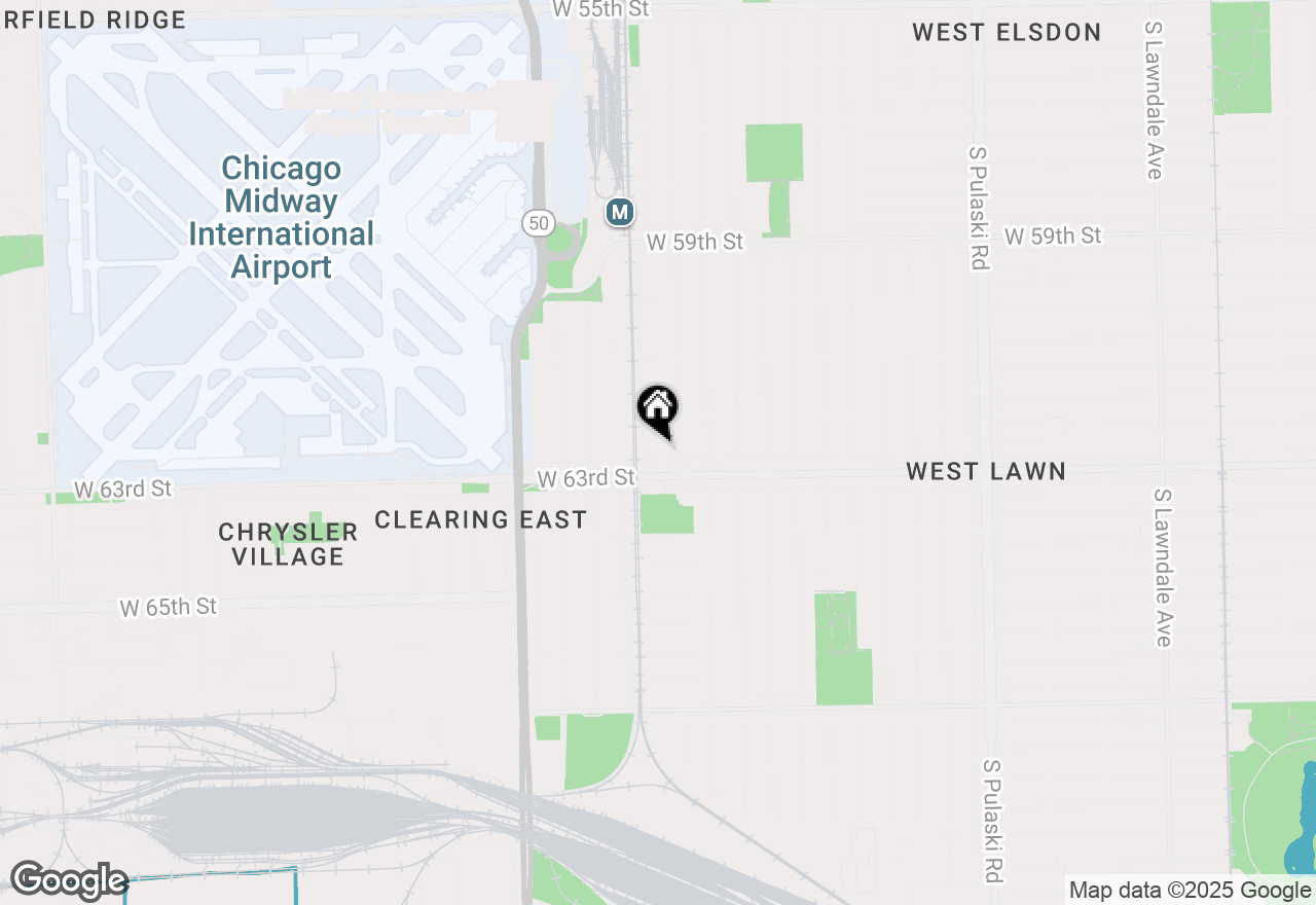 Map of 6238 S Kolmar Avenue, Chicago, IL 60629