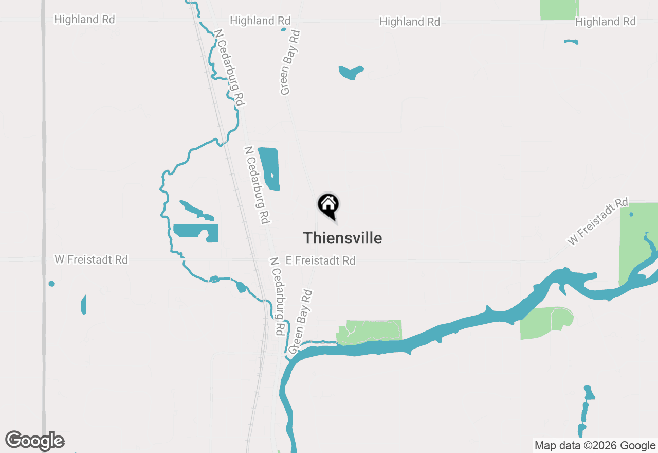 Map of 409 Vernon Ave, Thiensville, WI 53092