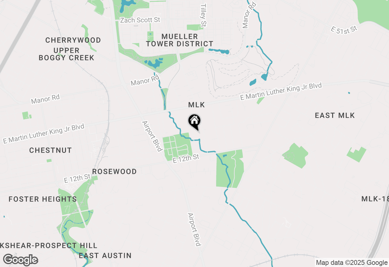 Map of 1407 Greenwood Ave #3, Austin, TX 78721