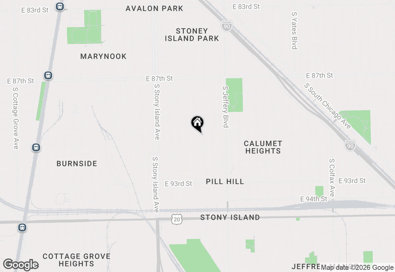 Map of 9016 S Constance Avenue, Chicago, IL 60617