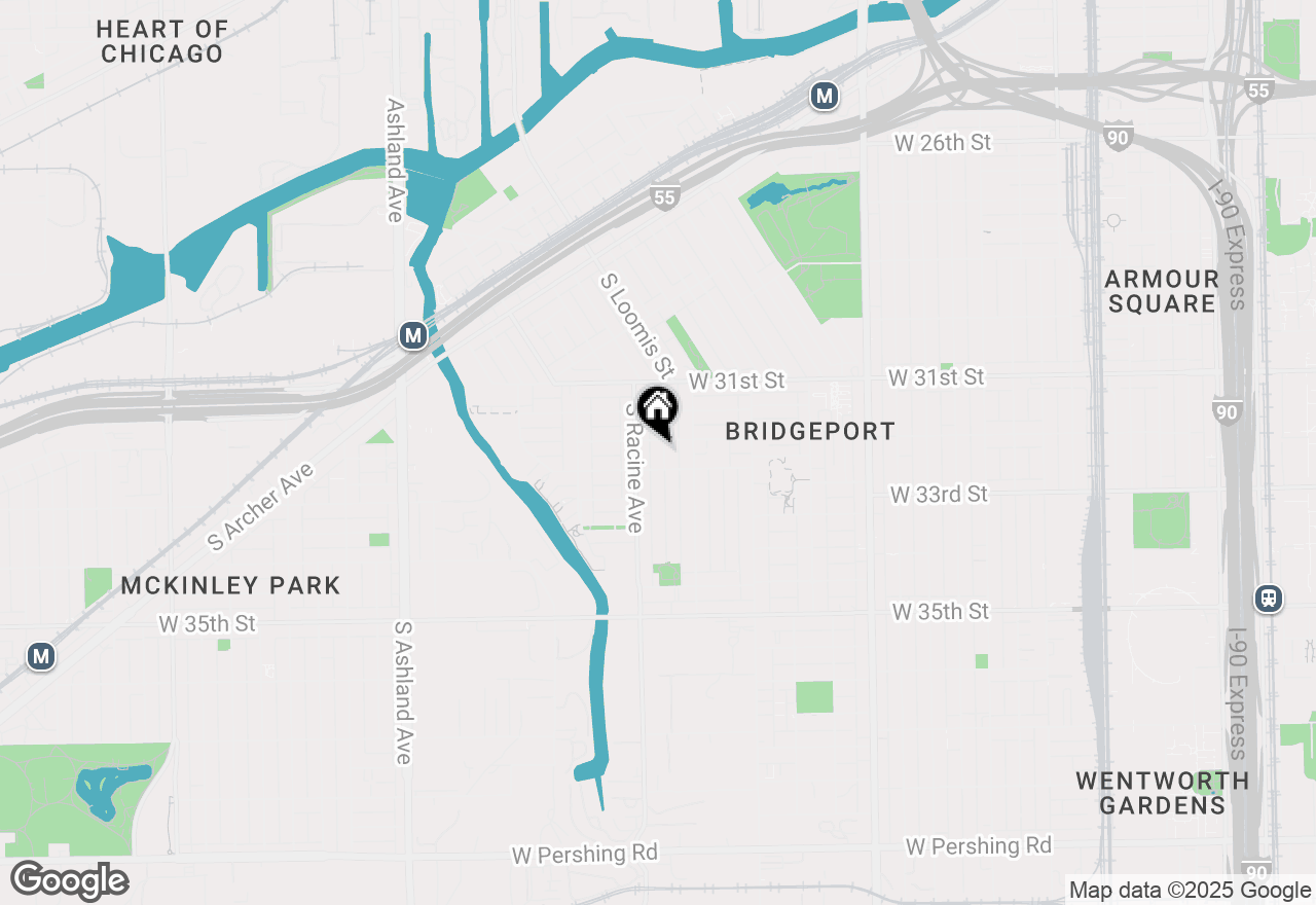 Map of 3210 S May Street #B, Chicago, IL 60608